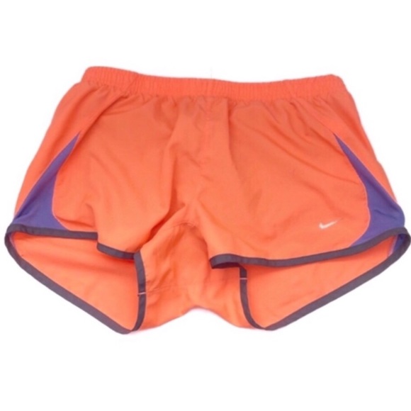 NIKE | TEMPO DRI-FIT ORANGE & PURPLE SHORTS - Picture 5 of 7